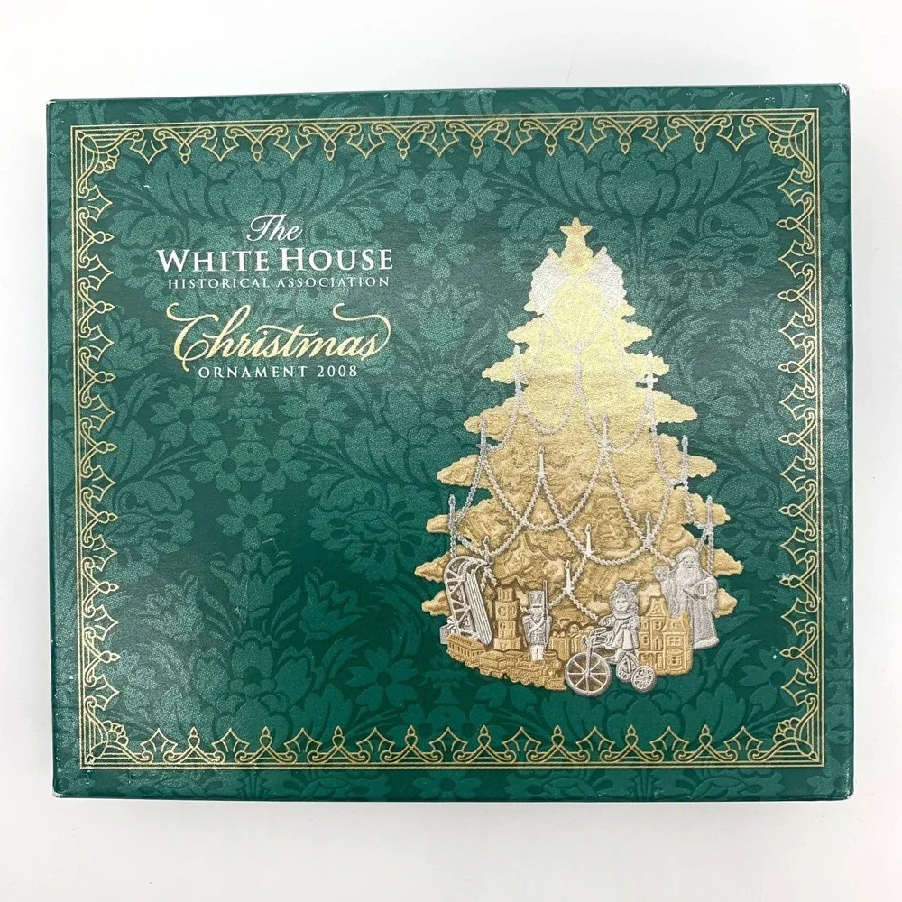 White House Historical Association Christmas Ornament 2008 Benjamin Harrison